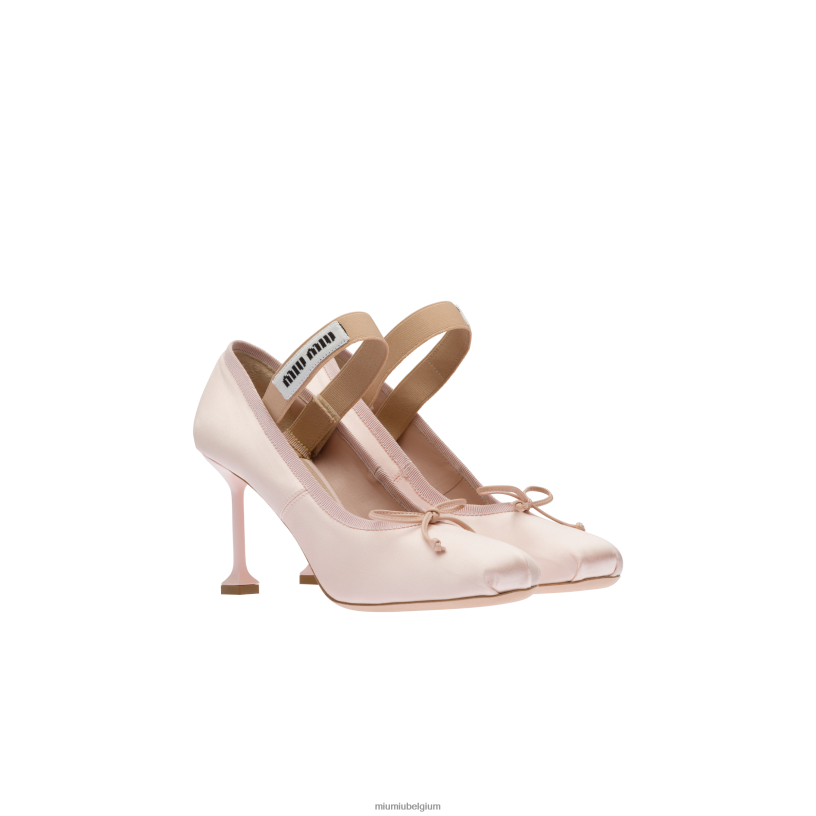 Miu Miu orchidee rozesatijnen pumps N8F6L188 schoenen