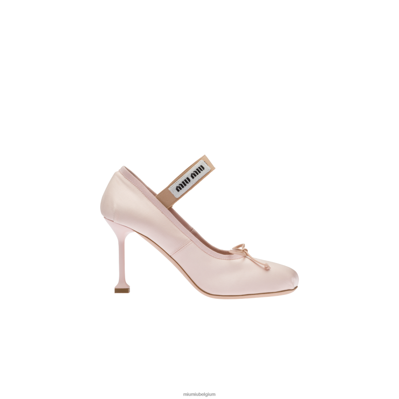 Miu Miu orchidee rozesatijnen pumps N8F6L188 schoenen