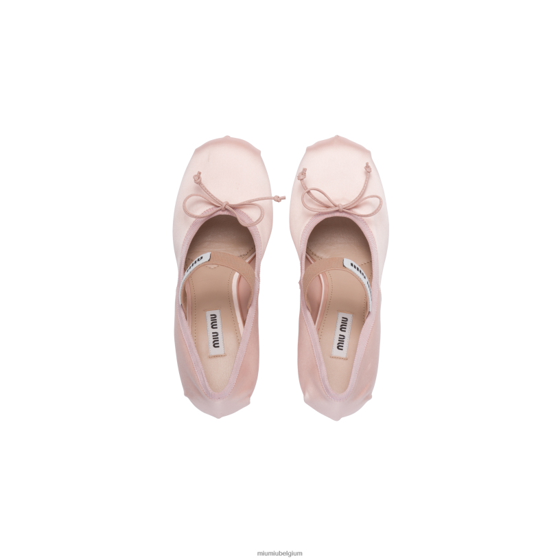 Miu Miu orchidee rozesatijnen pumps N8F6L188 schoenen