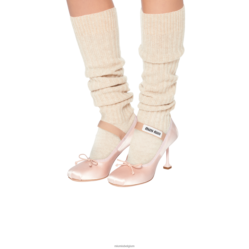 Miu Miu orchidee rozesatijnen pumps N8F6L188 schoenen