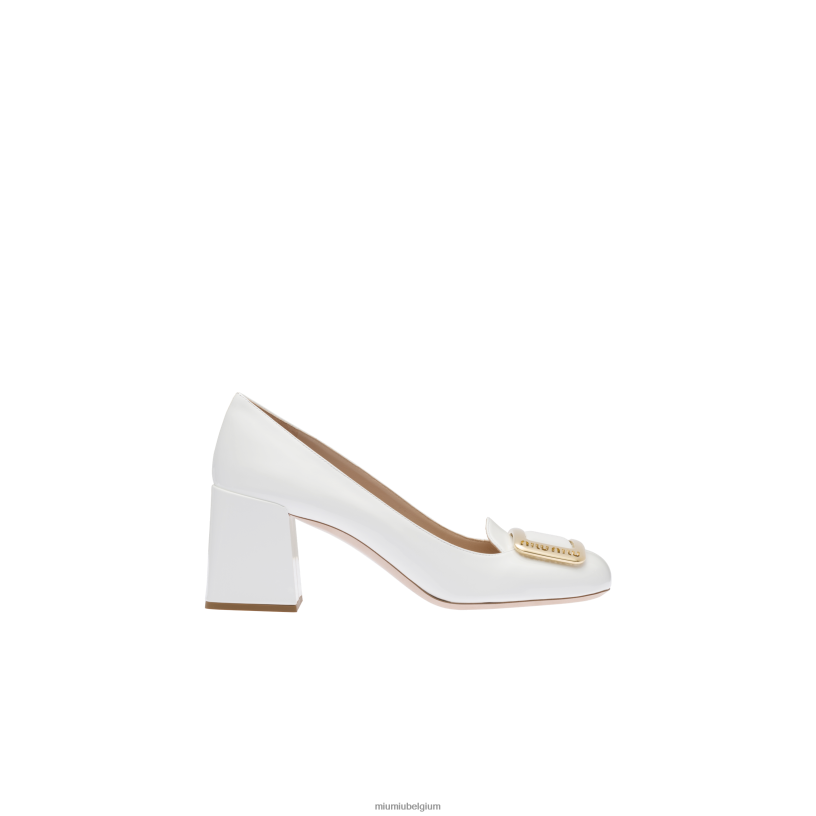 Miu Miu witpumps van lakleer N8F6L185 schoenen