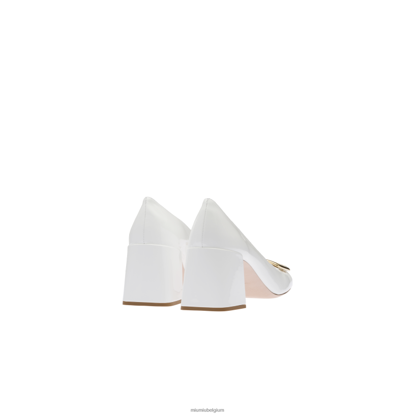 Miu Miu witpumps van lakleer N8F6L185 schoenen