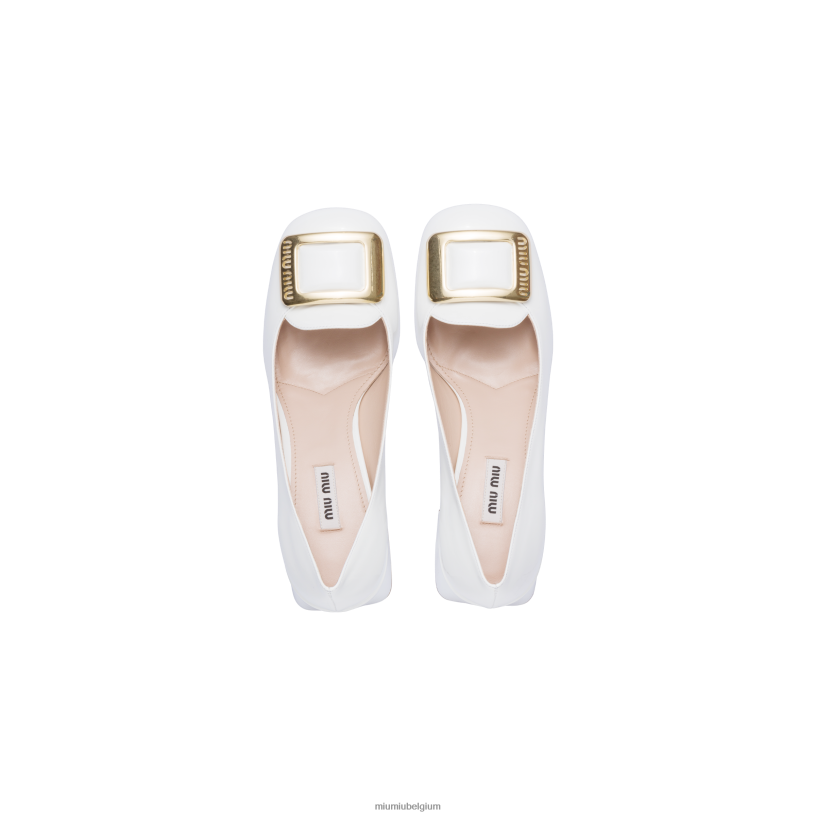 Miu Miu witpumps van lakleer N8F6L185 schoenen
