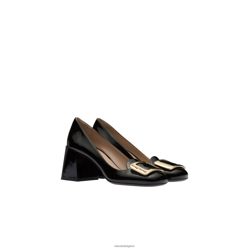 Miu Miu zwartpumps van lakleer N8F6L184 schoenen