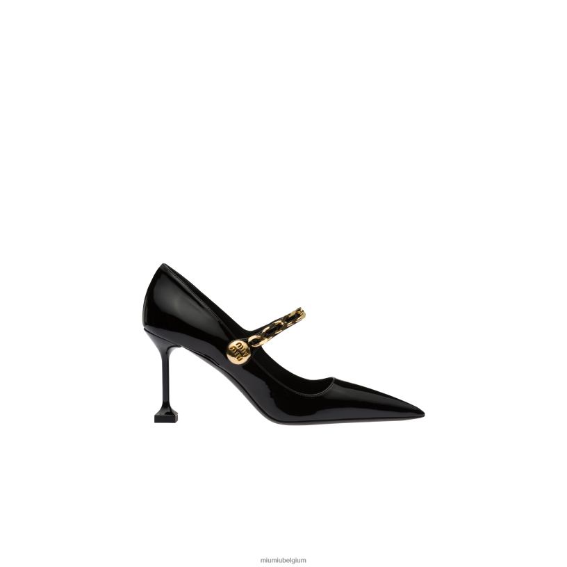 Miu Miu zwartpumps van lakleer N8F6L195 schoenen