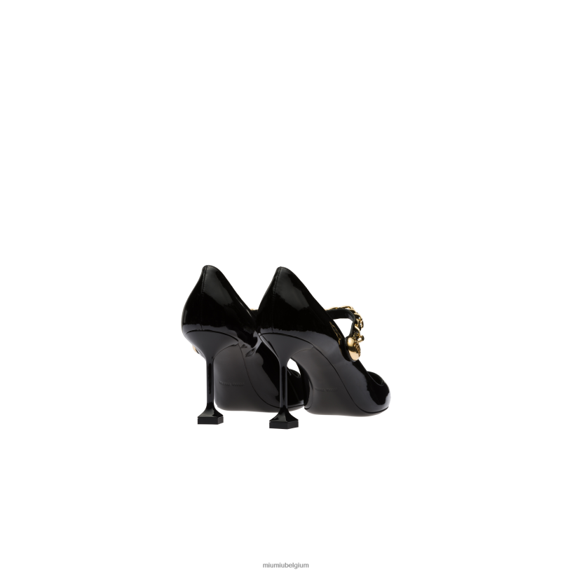 Miu Miu zwartpumps van lakleer N8F6L195 schoenen