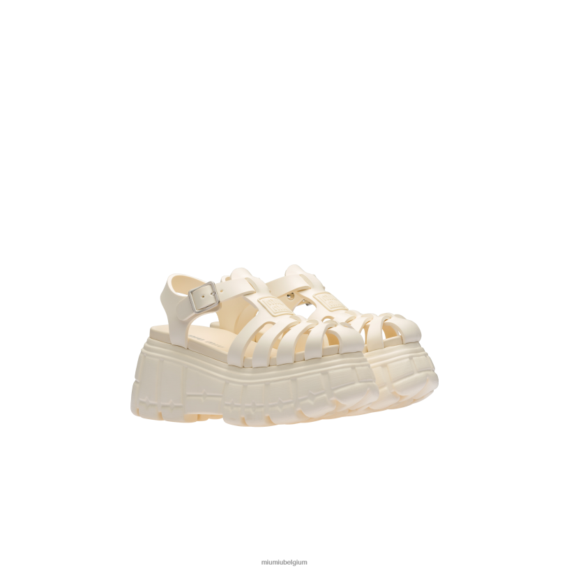 Miu Miu ivooreva platform sandalen N8F6L254 schoenen