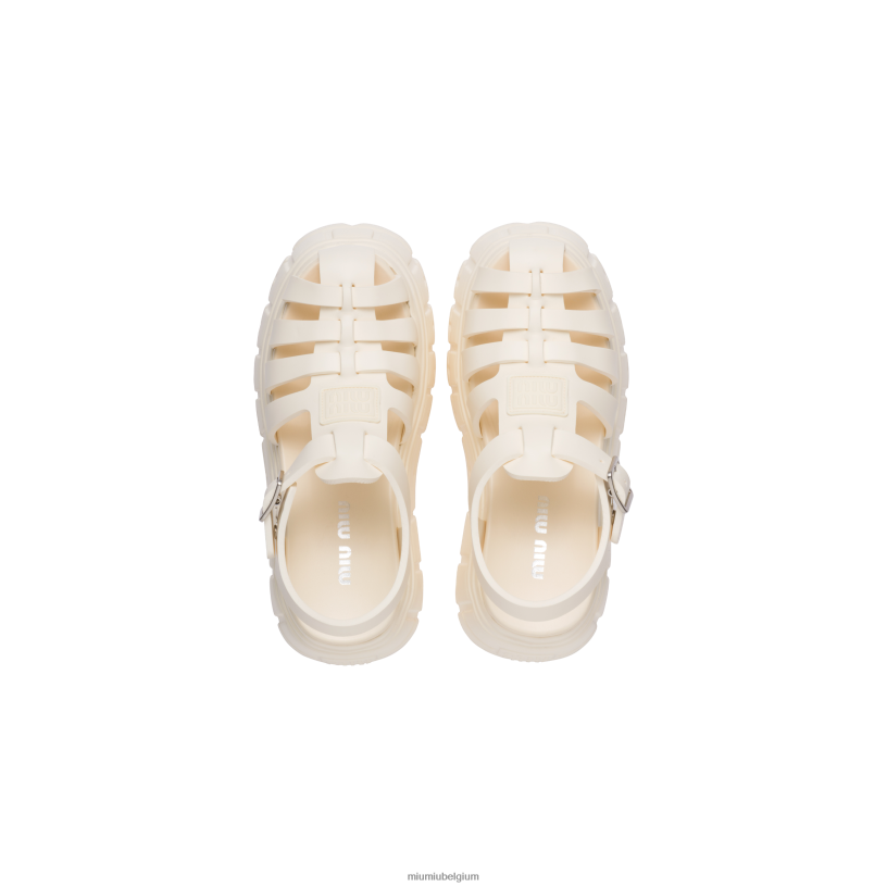 Miu Miu ivooreva platform sandalen N8F6L254 schoenen