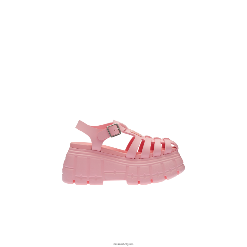 Miu Miu rozeeva platform sandalen N8F6L252 schoenen