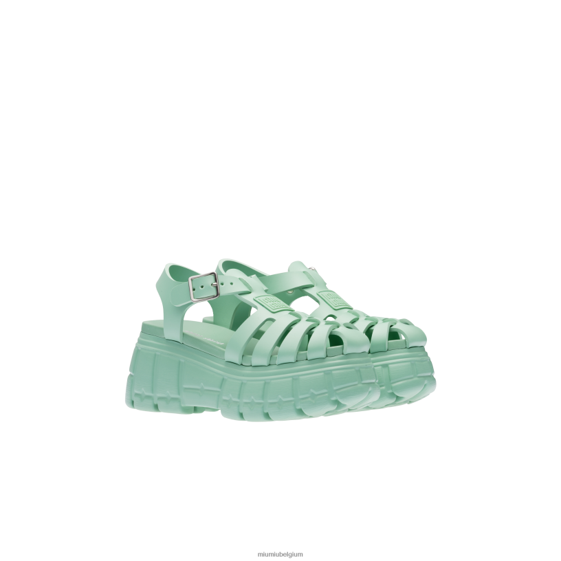 Miu Miu salie groeneva platform sandalen N8F6L253 schoenen