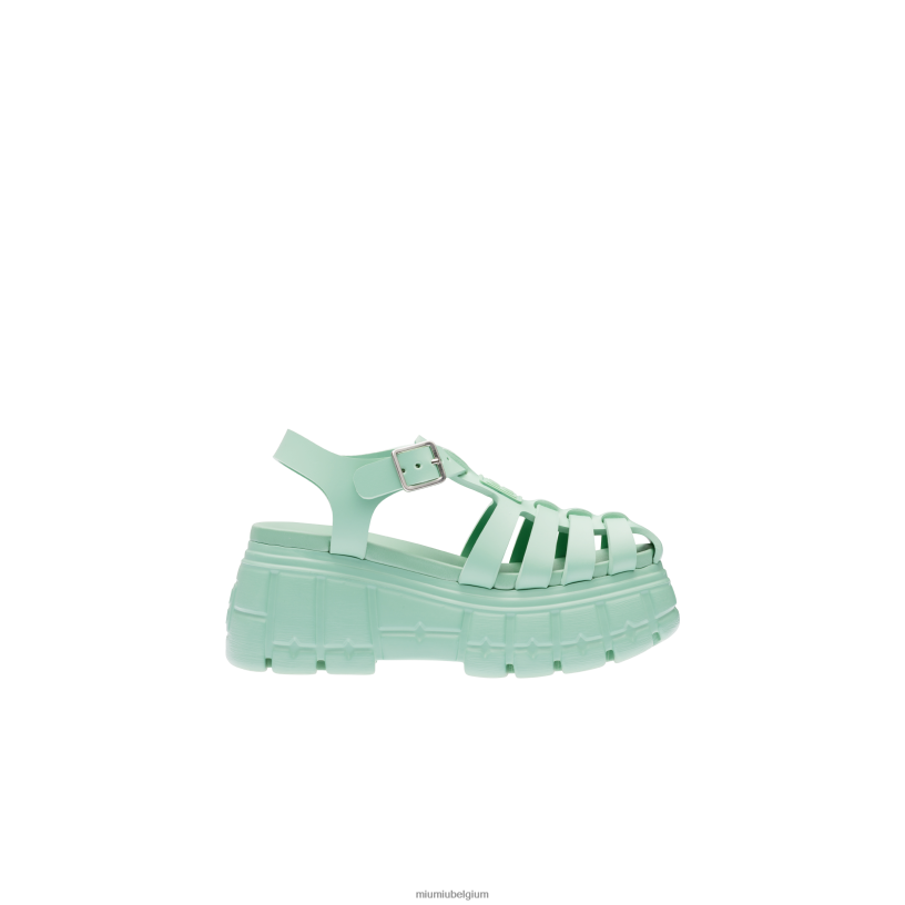 Miu Miu salie groeneva platform sandalen N8F6L253 schoenen