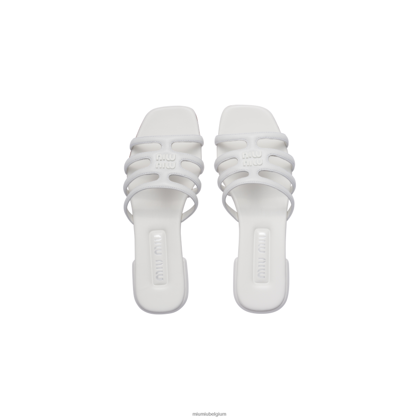 Miu Miu witleren sandalen N8F6L218 schoenen