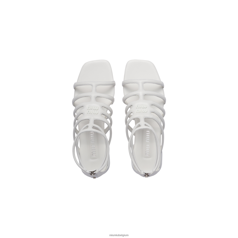 Miu Miu witleren sandalen N8F6L223 schoenen
