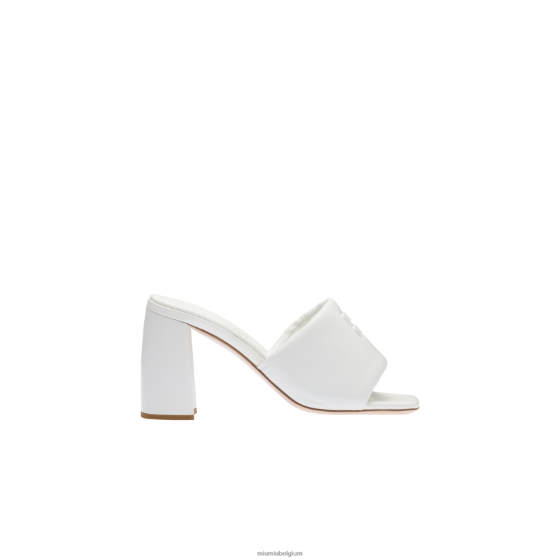 Miu Miu witleren sandalen N8F6L225 schoenen