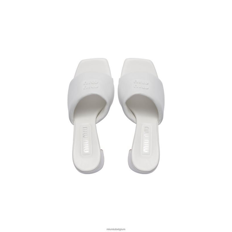 Miu Miu witleren sandalen N8F6L225 schoenen