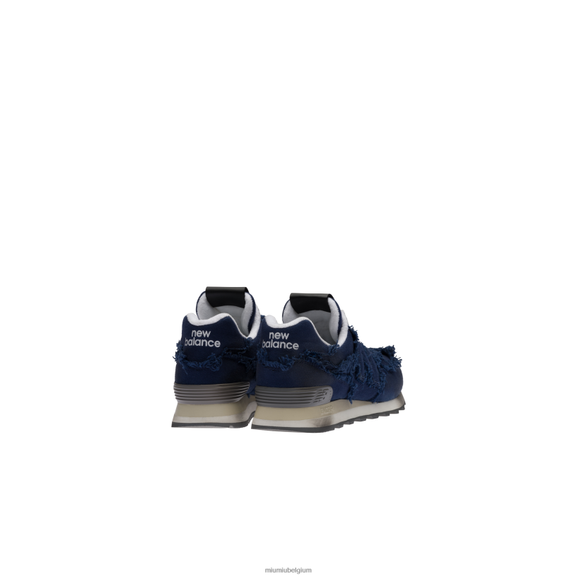 Miu Miu koningsblauwspijkersneakers N8F6L301 schoenen