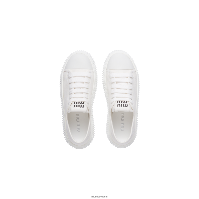 Miu Miu witspijkersneakers N8F6L297 schoenen