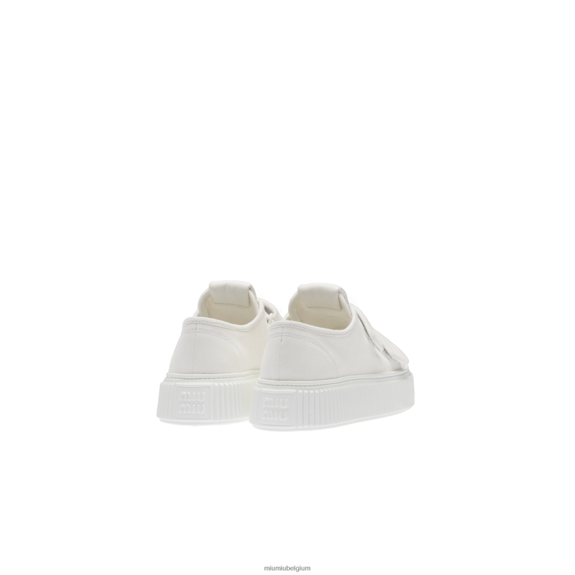 Miu Miu witspijkersneakers N8F6L298 schoenen