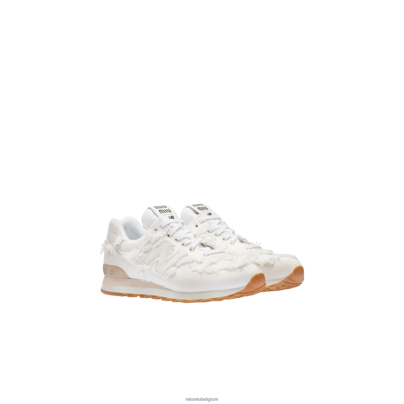 Miu Miu witspijkersneakers N8F6L299 schoenen