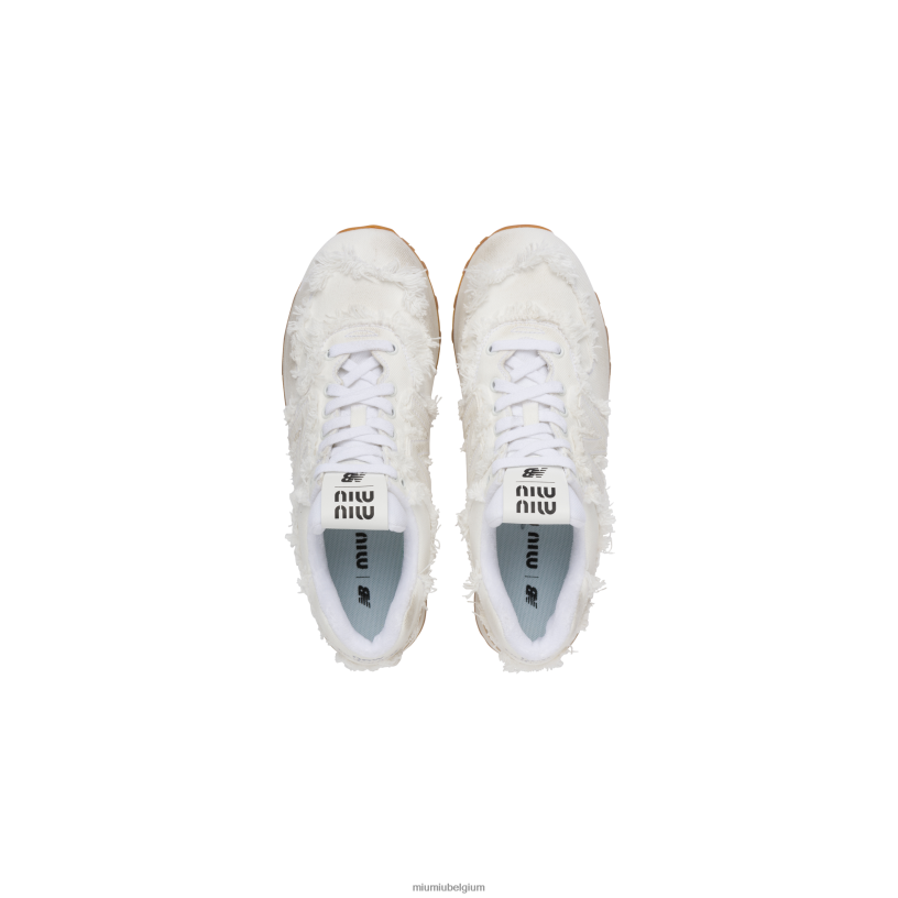 Miu Miu witspijkersneakers N8F6L299 schoenen
