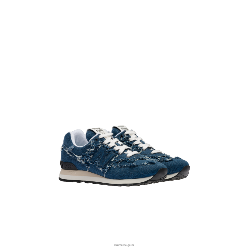 New Balance 574 X Miu Miu denimsportschoenen N8F6L289 schoenen