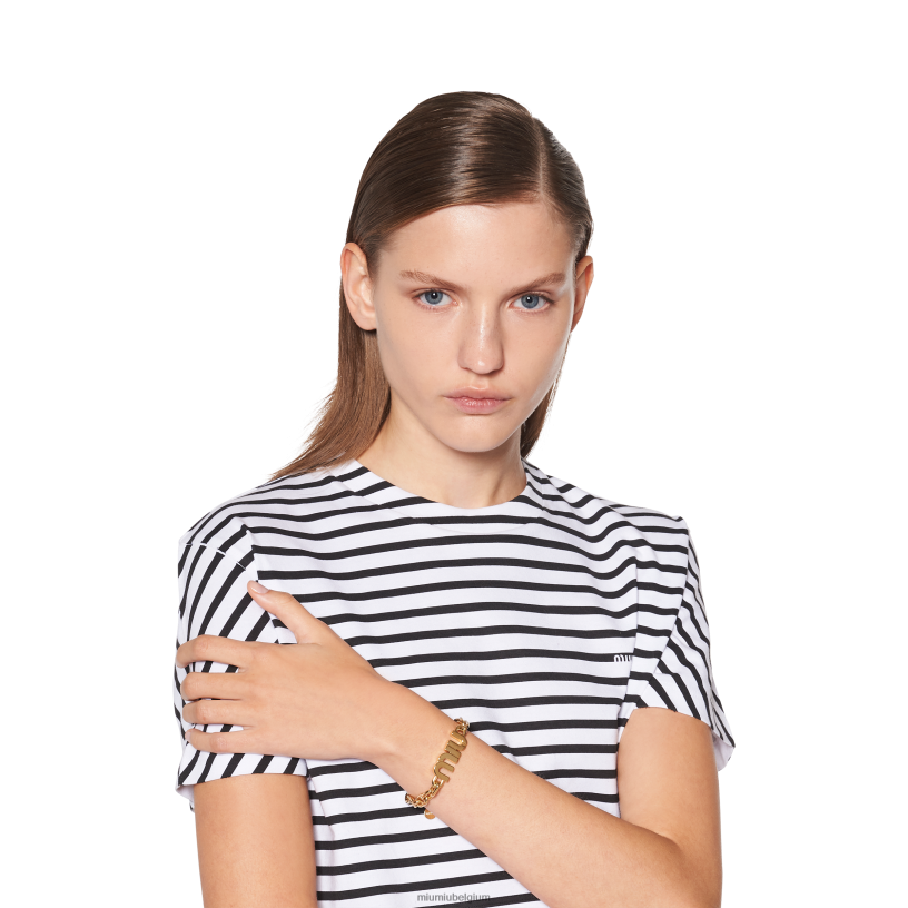 Miu Miu goudmetalen armband N8F6L1326 juwelen