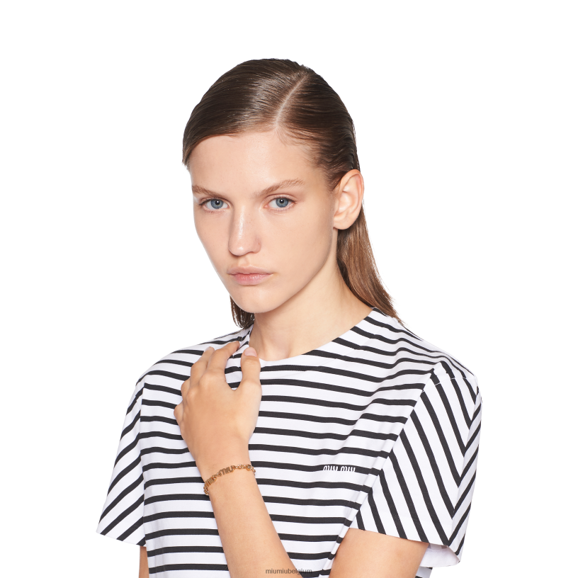 Miu Miu goudmetalen armband N8F6L1327 juwelen