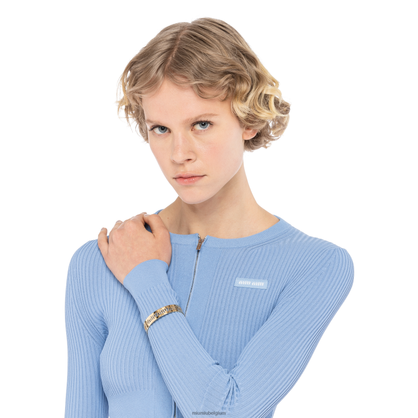 Miu Miu goudmetalen armband N8F6L1342 juwelen