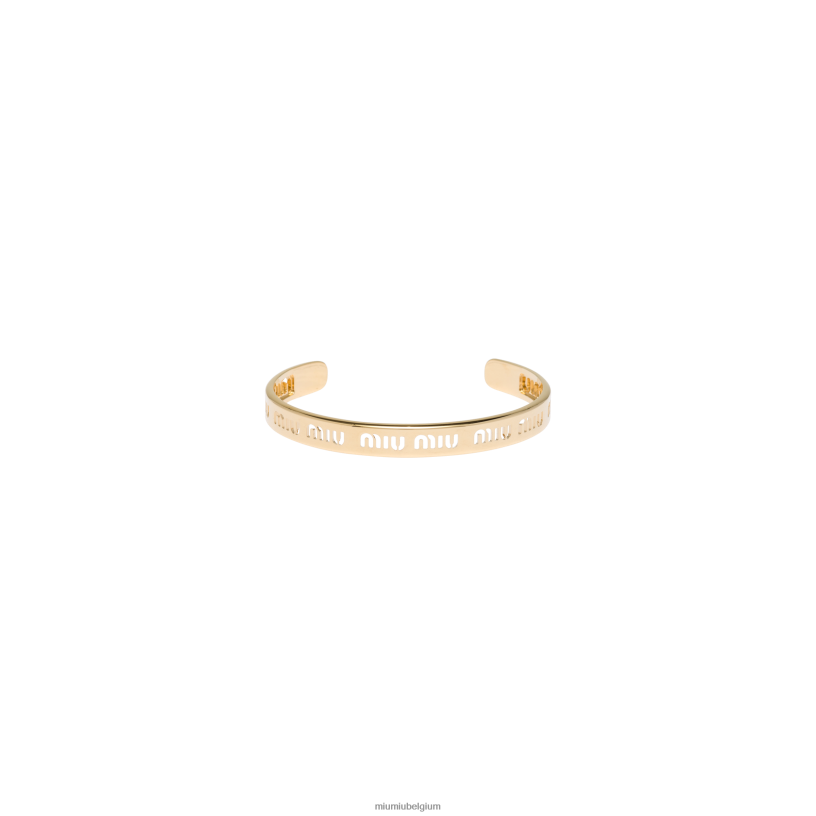 Miu Miu goudmetalen armband N8F6L1343 juwelen