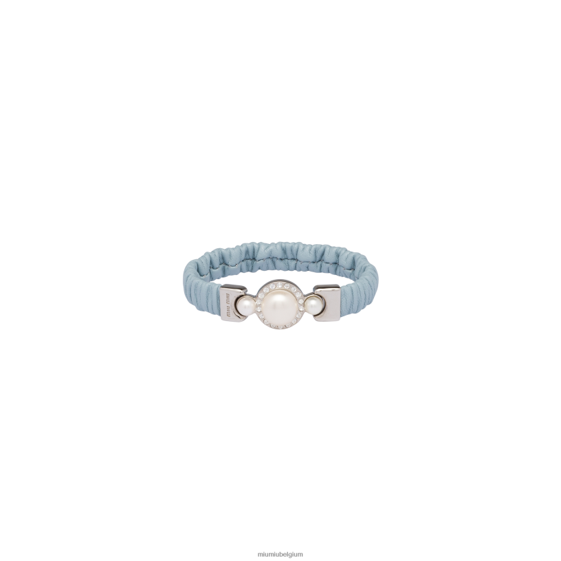 Miu Miu lichtblauwarmbanden N8F6L1345 juwelen