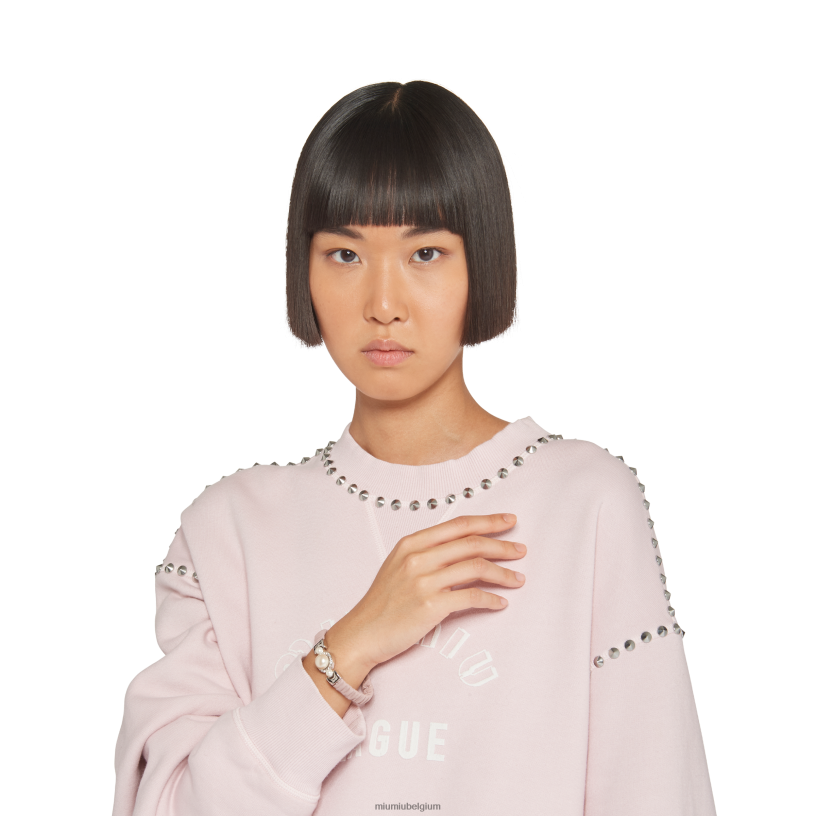 Miu Miu opaalarmband van nappaleer en metaal N8F6L1351 juwelen