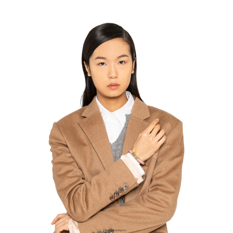 Miu Miu orchidee rozegeëmailleerde metalen armband N8F6L1340 juwelen