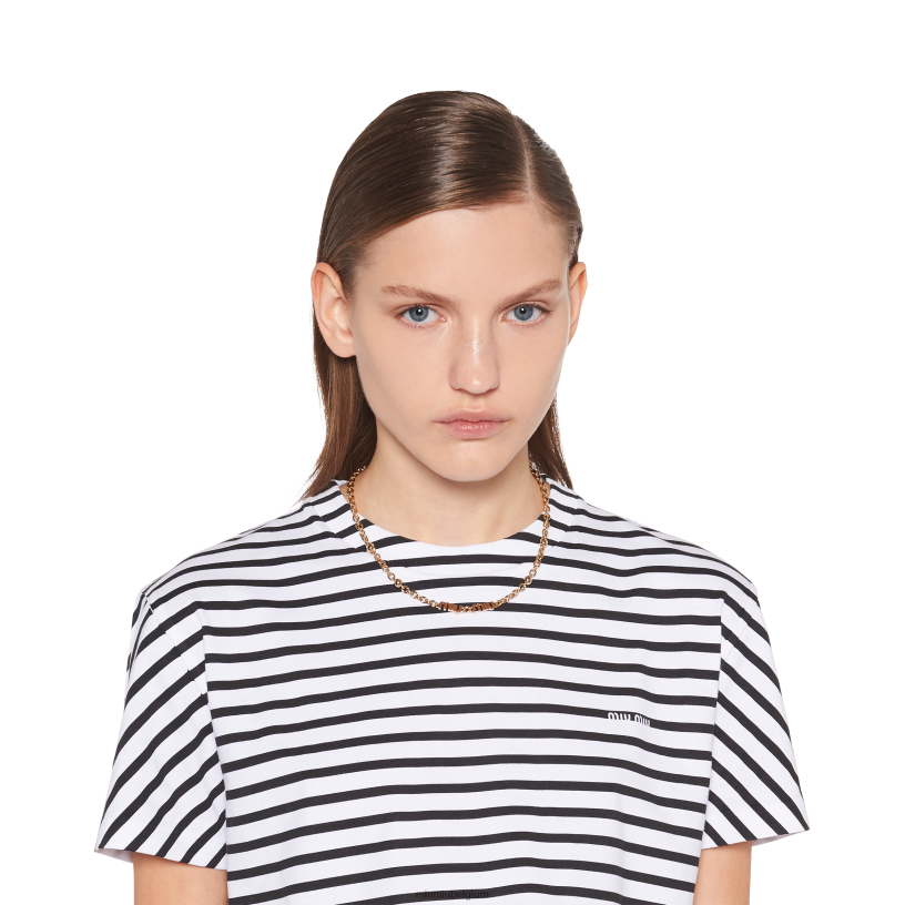 Miu Miu goudmetalen ketting N8F6L1380 juwelen