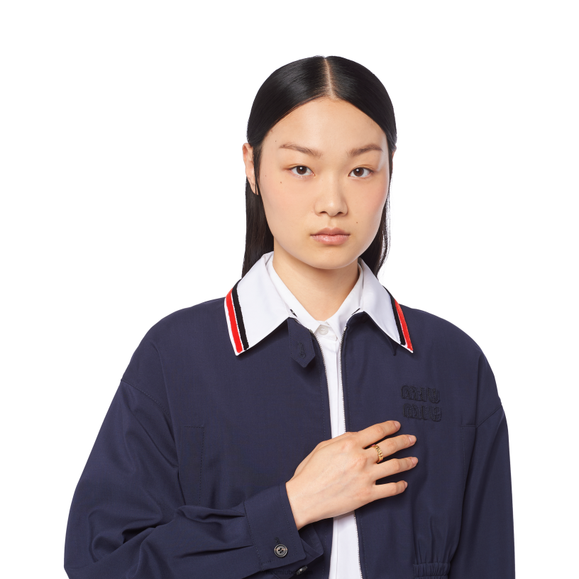 Miu Miu fuchsiageëmailleerde metalen ring N8F6L1387 juwelen