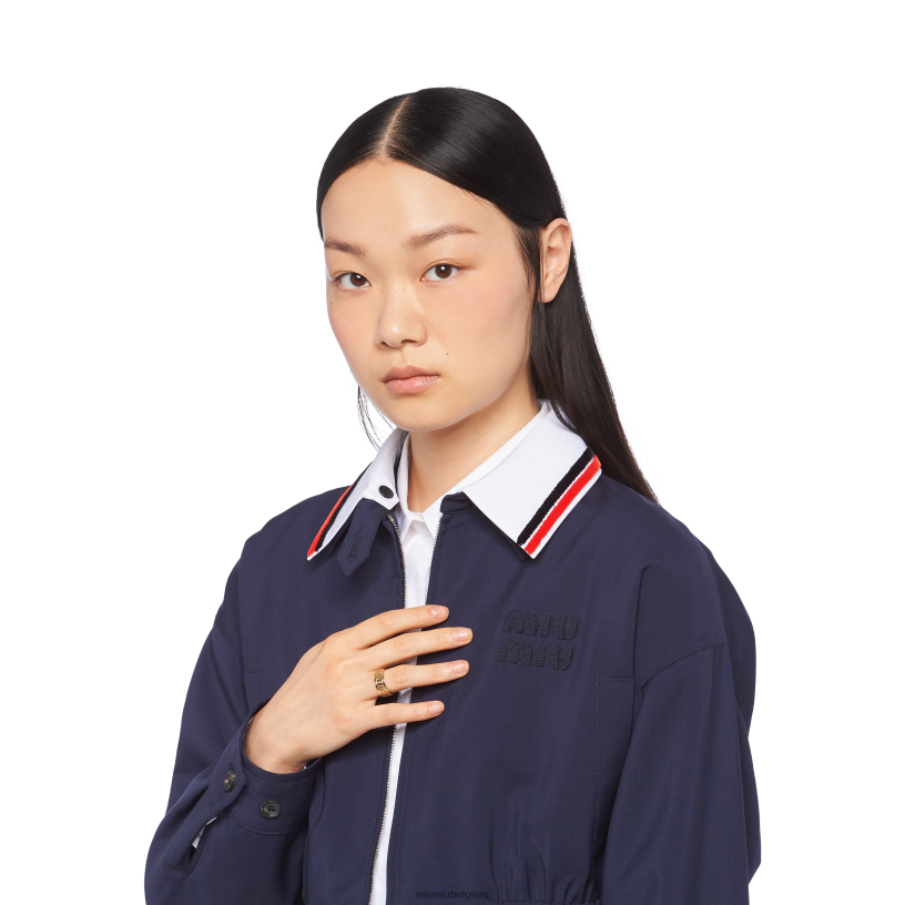 Miu Miu goudmetalen ring N8F6L1388 juwelen