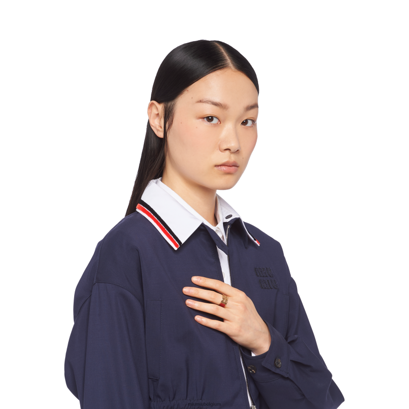 Miu Miu roodgeëmailleerde metalen ring N8F6L1383 juwelen