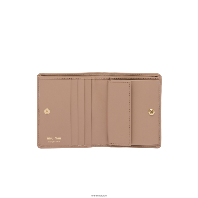 Miu Miu cameokleine leren portemonnee N8F6L1066 verzameling