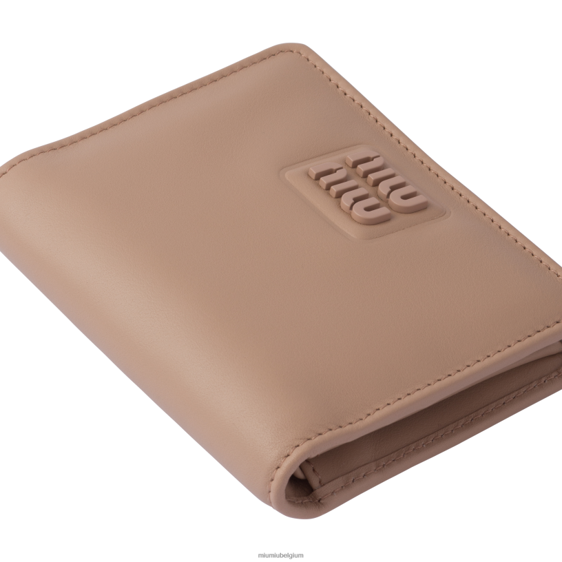 Miu Miu cameokleine leren portemonnee N8F6L1066 verzameling