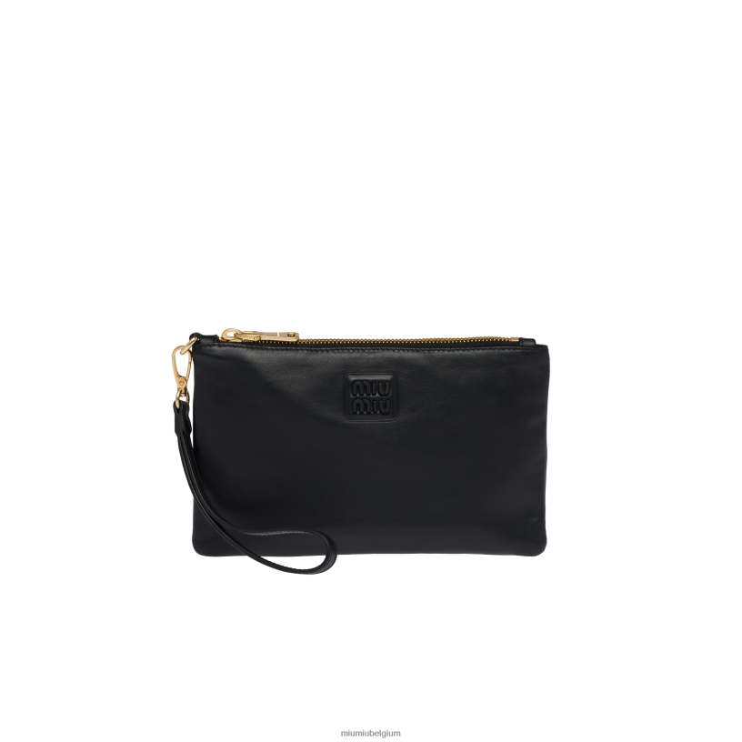 Miu Miu zwartleren etui N8F6L1091 verzameling