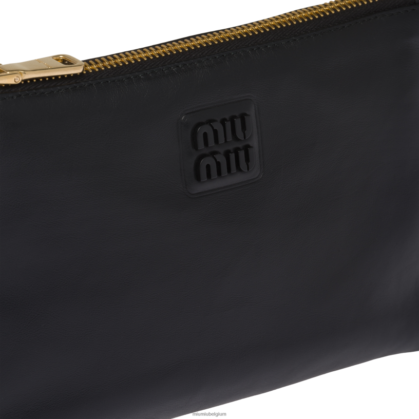 Miu Miu zwartleren etui N8F6L1091 verzameling