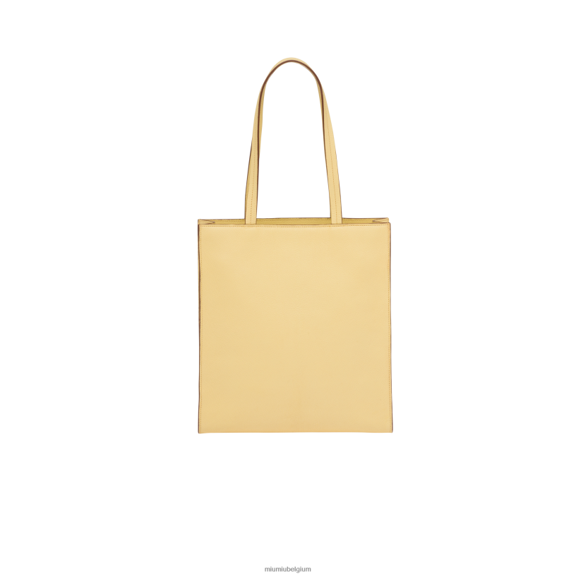 Miu Miu Citroen geelmadras draagtas N8F6L121 verzameling