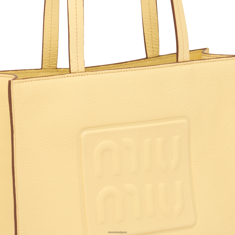 Miu Miu Citroen geelmadras draagtas N8F6L121 verzameling