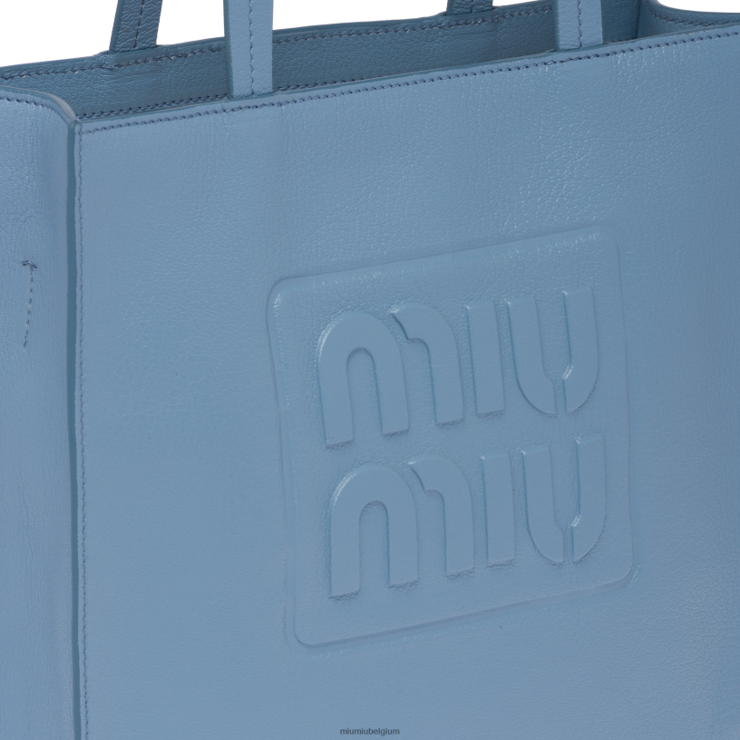 Miu Miu astraal blauwmadras draagtas N8F6L122 verzameling