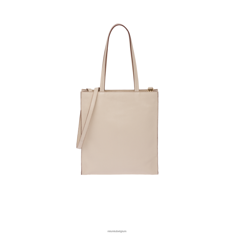 Miu Miu rauw witmadras draagtas N8F6L120 verzameling