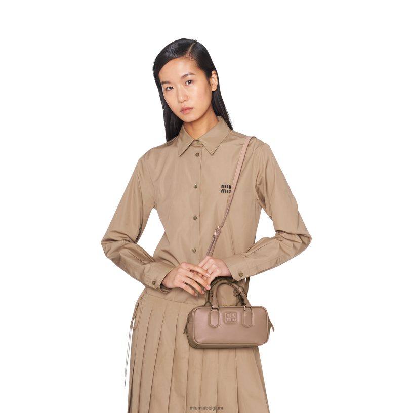 Miu Miu cameoArcadie leren tas N8F6L138 verzameling