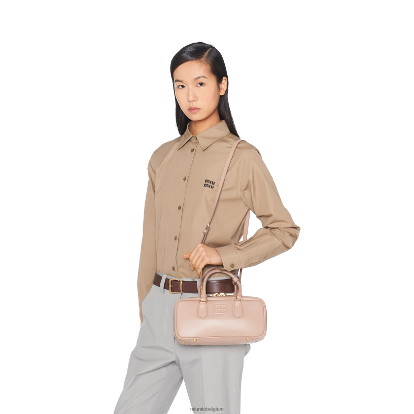 Miu Miu cameoArcadie leren tas N8F6L139 verzameling