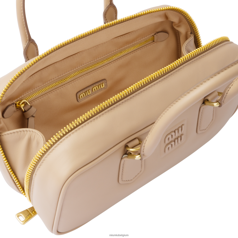 Miu Miu cameoArcadie leren tas N8F6L139 verzameling