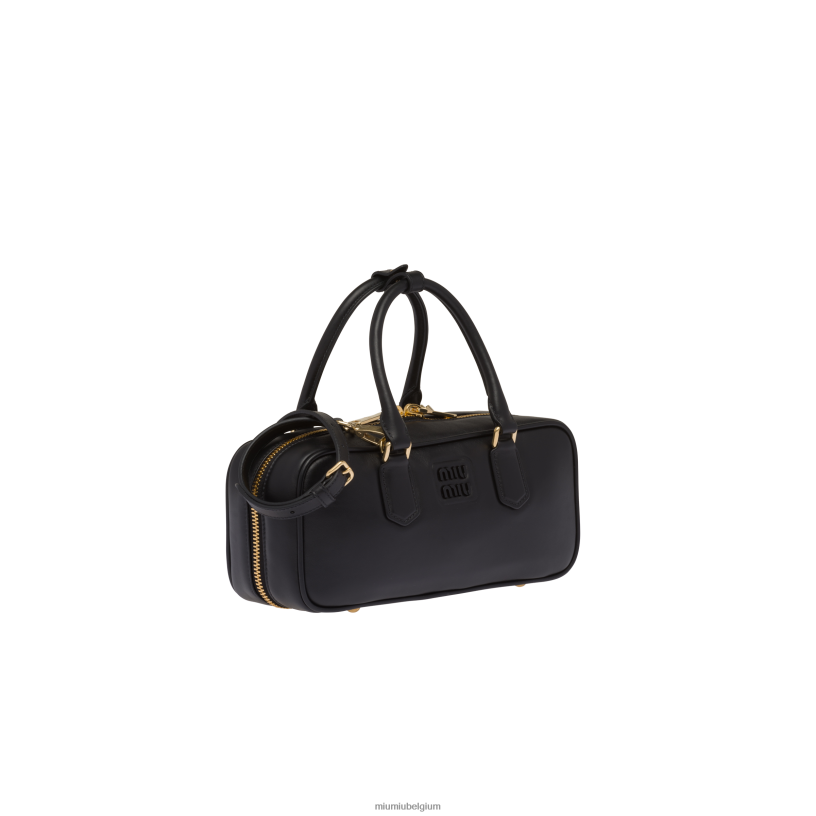 Miu Miu zwartArcadie leren tas N8F6L137 verzameling