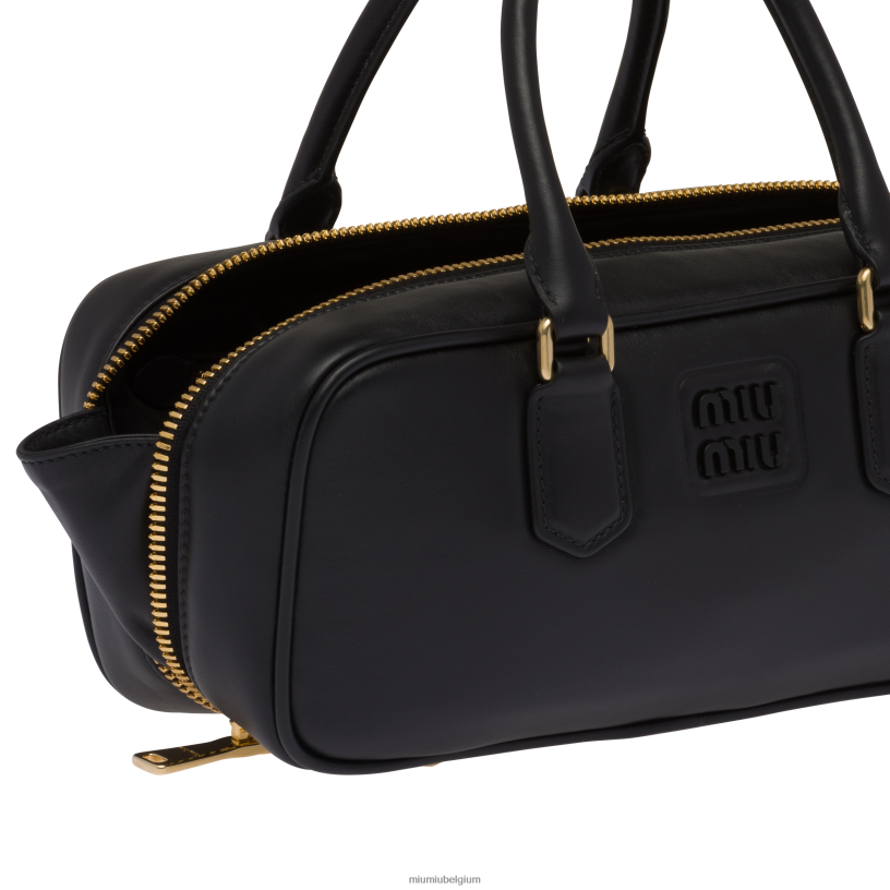 Miu Miu zwartArcadie leren tas N8F6L137 verzameling