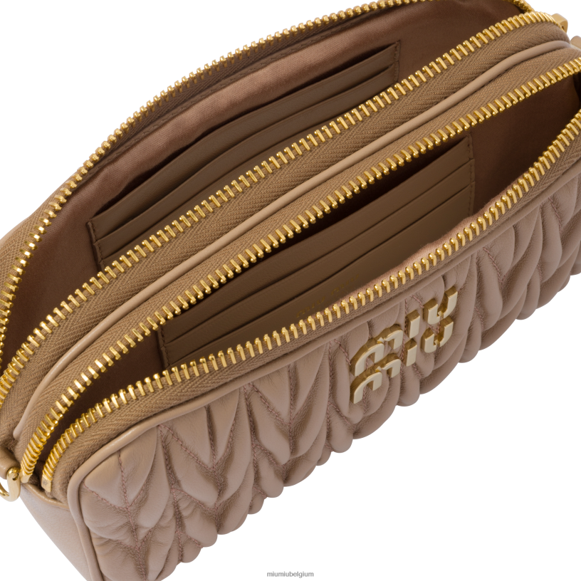 Miu Miu cameogematelasseerde mini-tas van nappaleer N8F6L61 verzameling